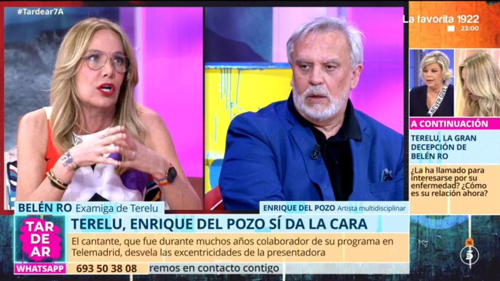 Belén Rodríguez y Enrique del Pozo, en 'Tardear'