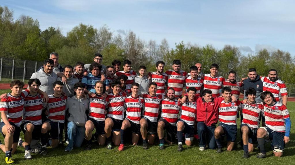 Equipo senior masculino del Vigo Rugby Club