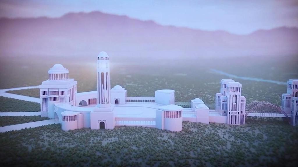 Proyección virtual de la Gran Vía Aérea, uno de los diseños de Antonio Palacios que nunca llegaron a hacerse.