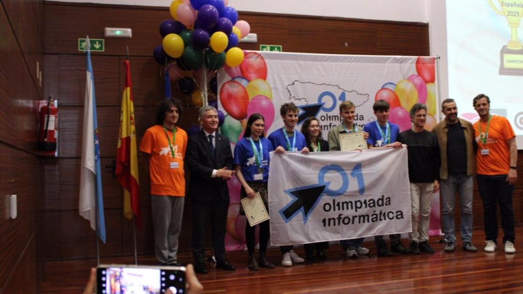 Ganadores de la XXIX Olimpiada Informática Española celebrada en la Universidade de A Coruña