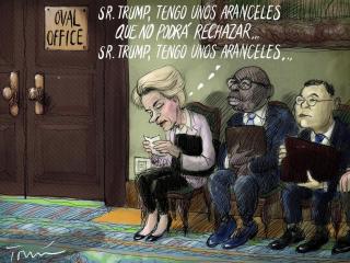 En la sala de espera.