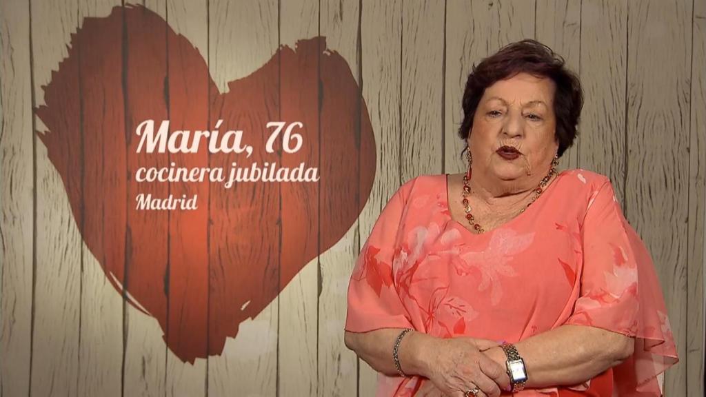 María, en 'First Dates'