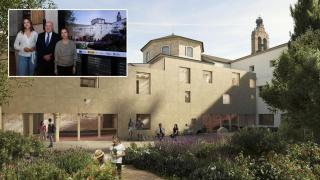 Visita a Las Catalinas donde estará el nuevo Centro de la Cultura del Vino de Valladolid