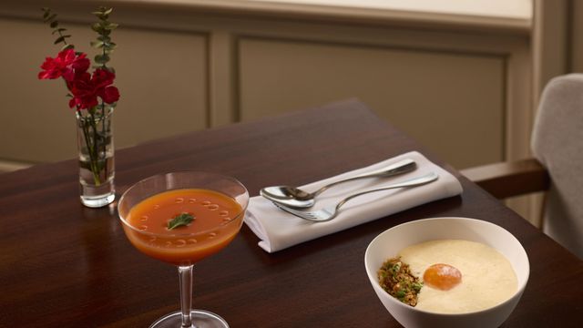 El desayuno de Javier Olleros en NH Finisterre (A Coruña).