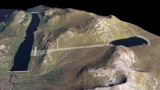 Diseño en 3D de la central hidroeléctrica de Earna