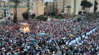 El barrio de Pino Montano, visto desde el aire el Viernes de Dolores 2024.
