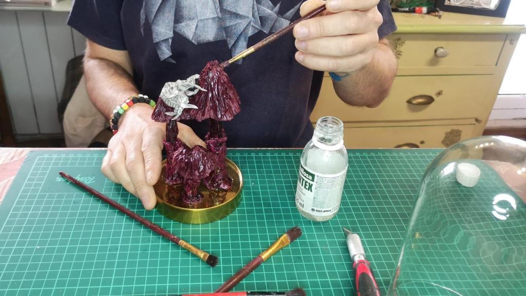 El proceso de elaboración de una de las obras de Juan