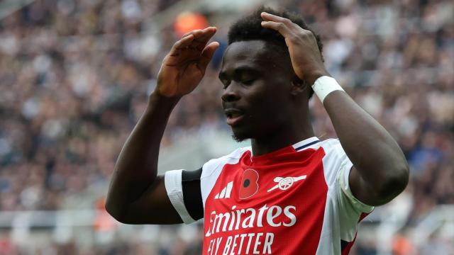 Bukayo Saka, con el Arsenal