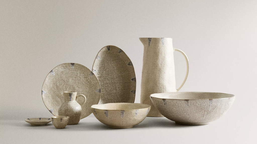 Vajilla gres textura.