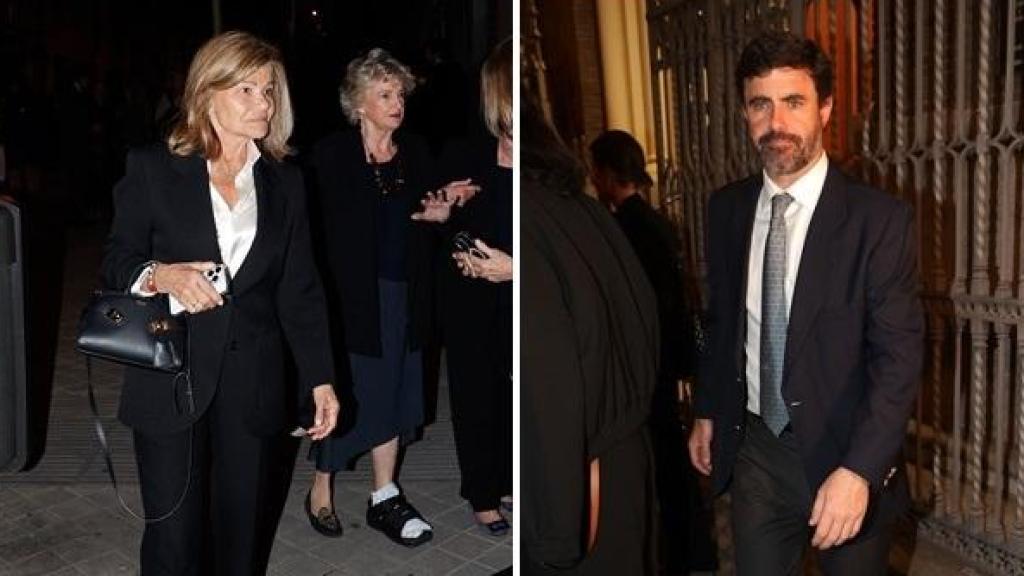 Cari Lapique y Antonio Matos, en las inmediaciones de la basílica.