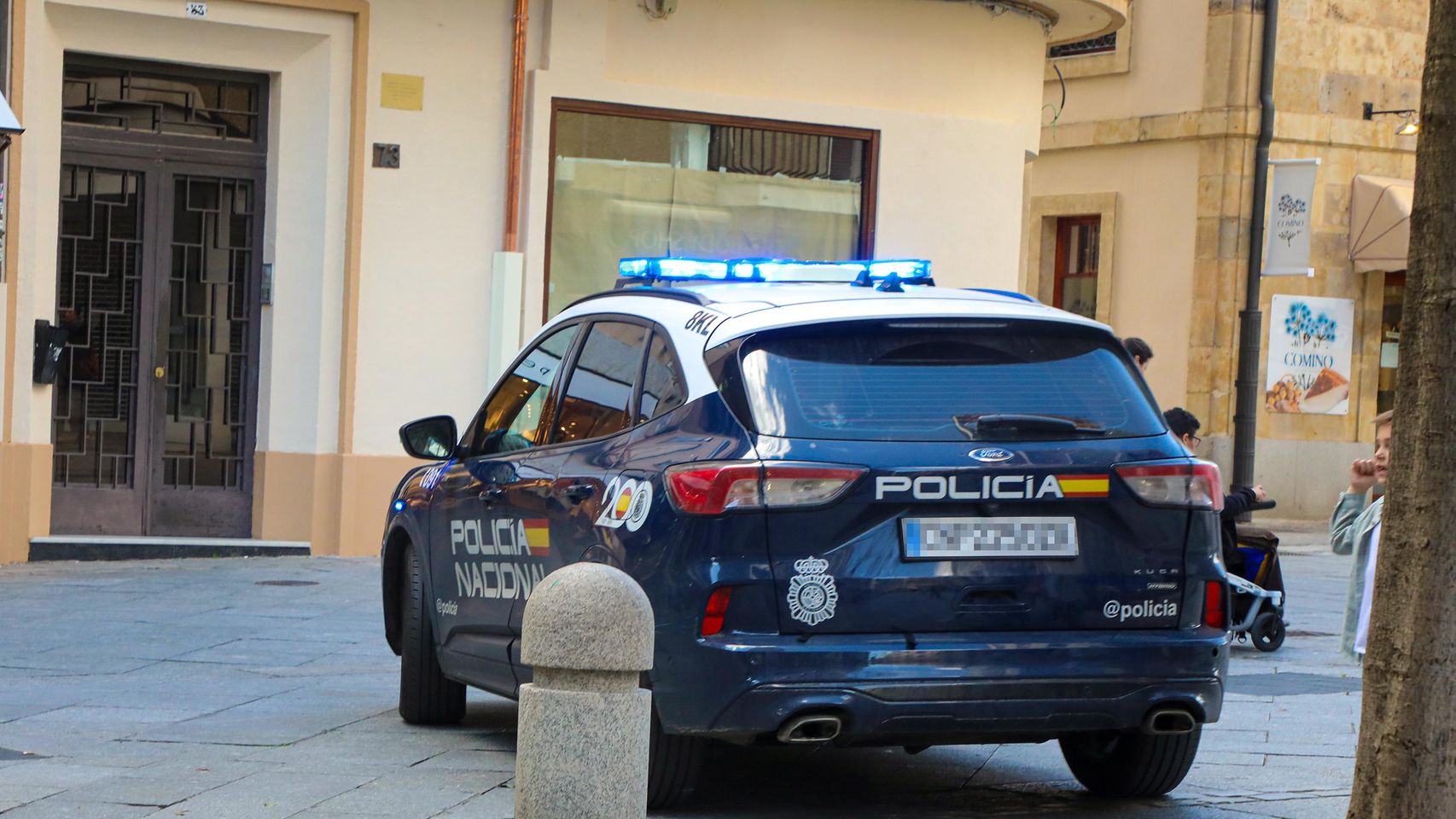 Vehículo de la Policía Nacional de Salamanca
