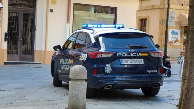 Vehículo de la Policía Nacional de Salamanca