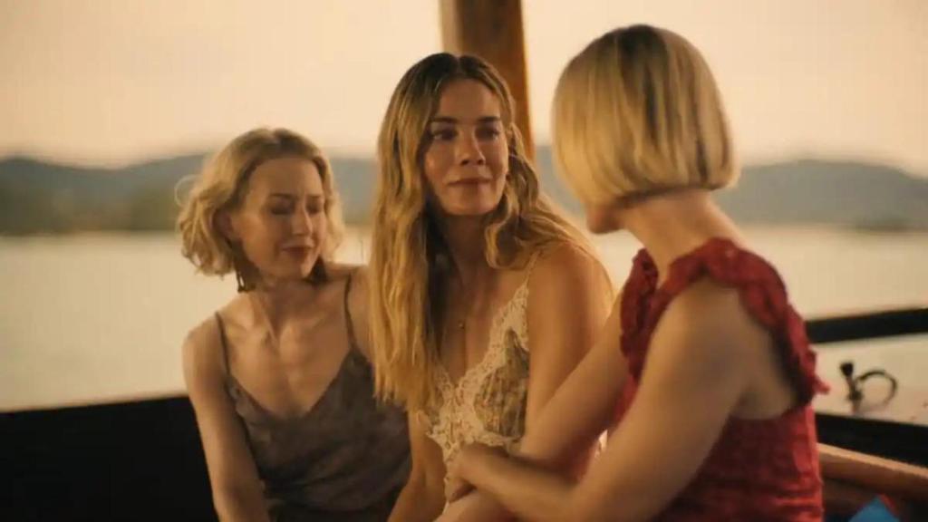 Escena del episodio final de la tercera temporada de 'The White Lotus'.