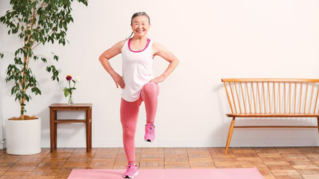 Método Takimika: sentadilla en equilibrio.