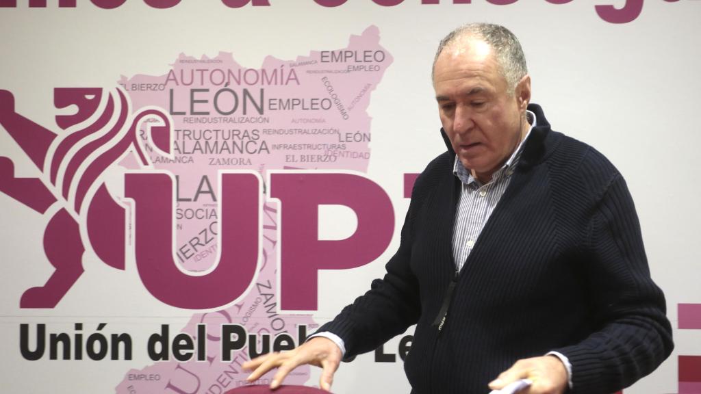 El vicesecretario de UPL, Eduardo López Sendino