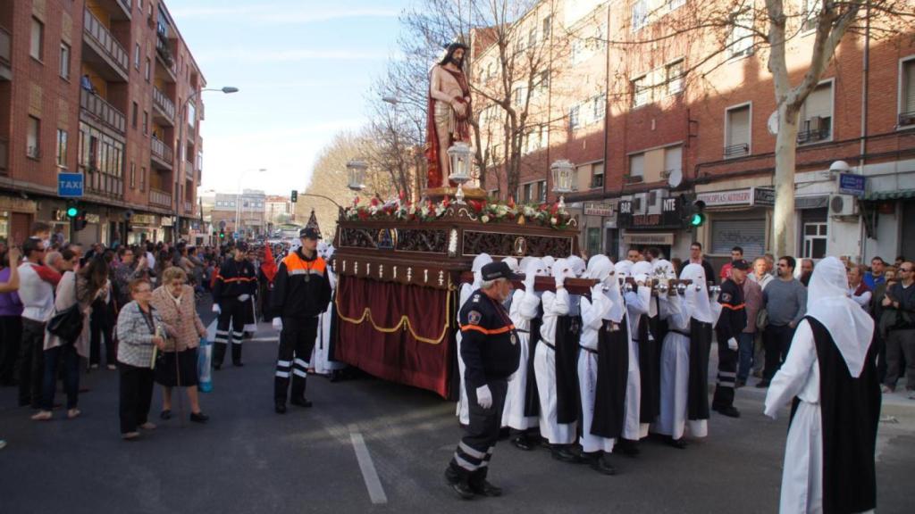 Jesús del Vía Crucis en la Semana Santa de Salamanca