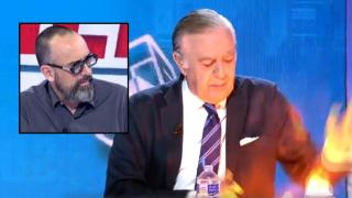 Risto Mejide y Antonio Camuñas, en un fotomontaje de BLUPER.