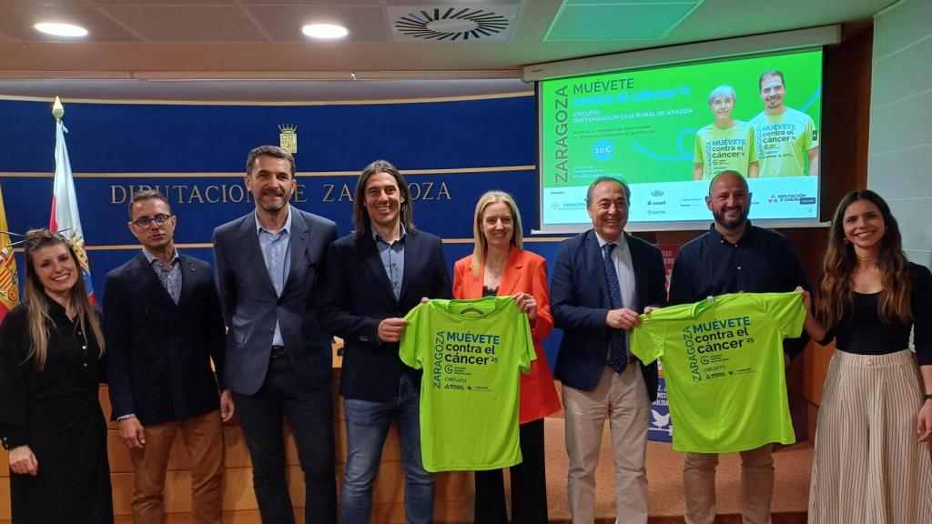 La DPZ, Fundación Caja Rural de Aragón y la Asociación Contra el Cáncer impulsan un circuito de marchas por la provincia
