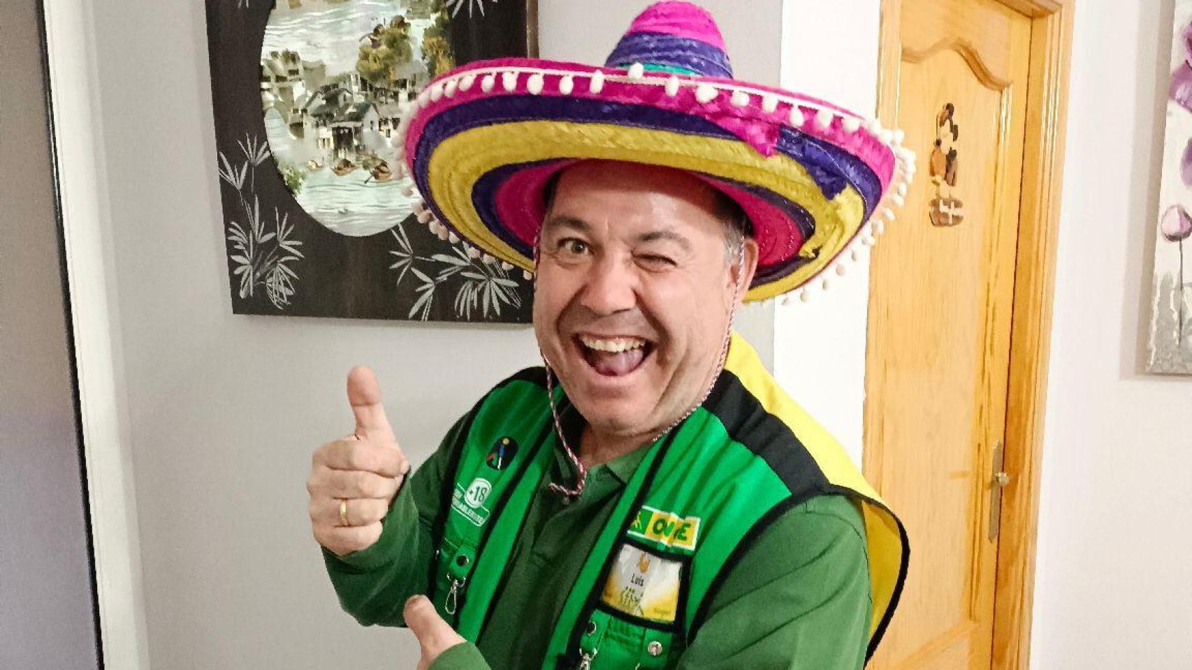 Luis Almarcha, conocido como el 'lotero molón'.