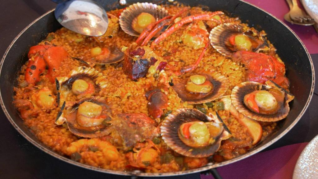 Un arroz de marisco de Casa Repinaldo.