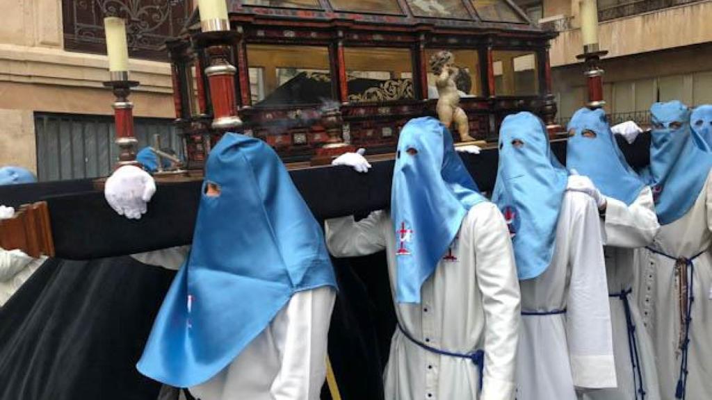 Procesión del Santo Entierro en la Semana Santa de Salamanca