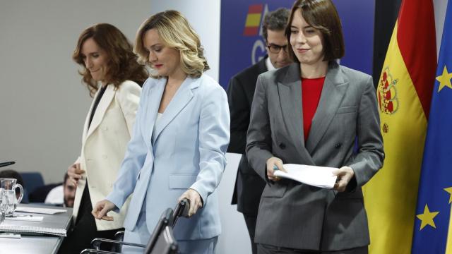 La ministra de Ciencia, Innovación y Universidades, Diana Morant, a su llegada a la rueda posterior a la reunión del Consejo de Ministros.