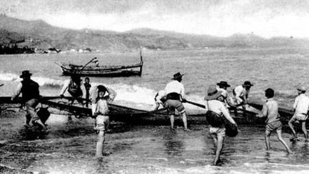 Pescadores Málaga siglo XX