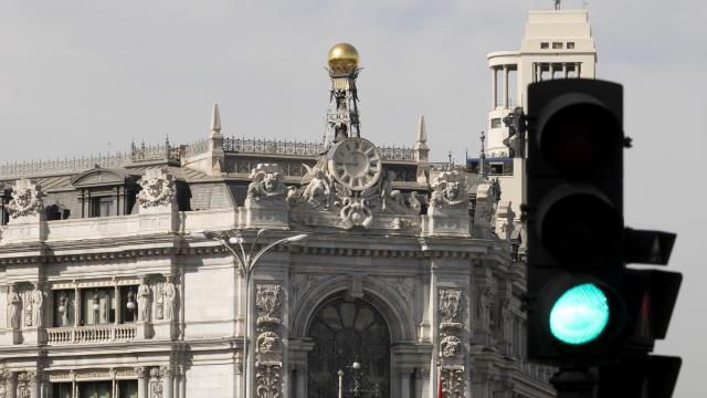 Fachada del Banco de España el pasado 1 de abril.