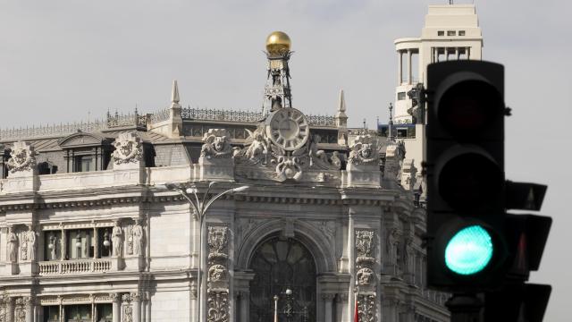 Fachada del Banco de España el pasado 1 de abril.