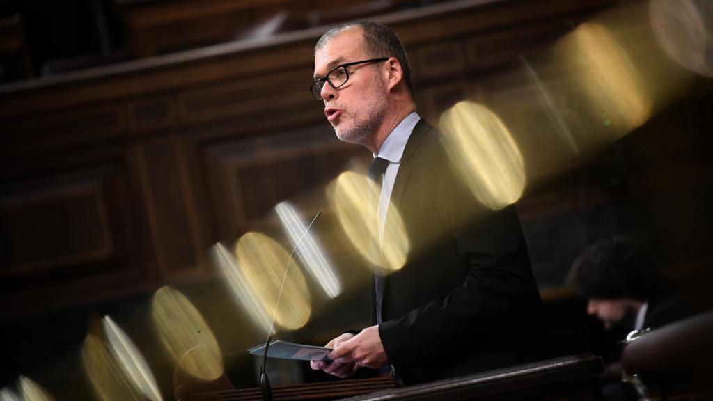 El  portavoz adjunto de Junts en el Congreso, Josep Maris Cruset, en una intervención en el Congreso.