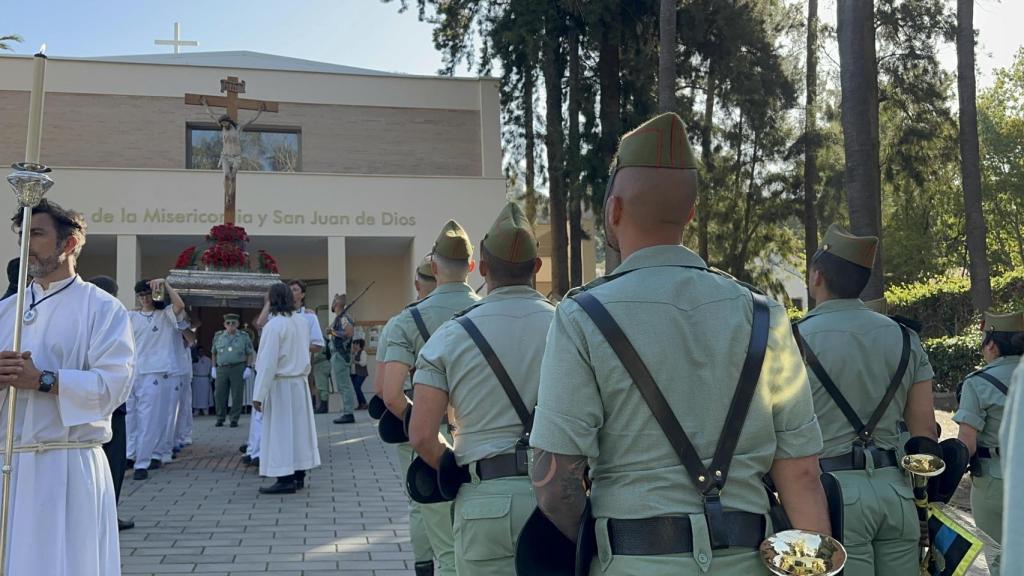 La procesión del Centro Asistencial San Juan de Dios de Málaga.