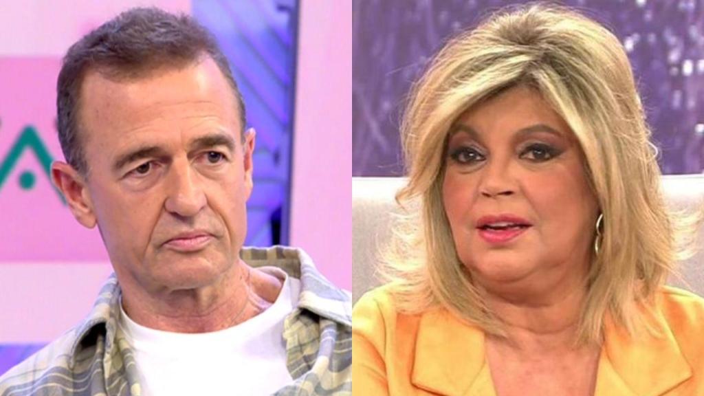 Alessandro Lequio y Terelu Campos, en un fotomontaje