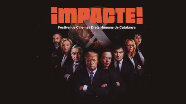 Cartel de 'Impacte!', festival de cine y derechos humanos de Cataluña.