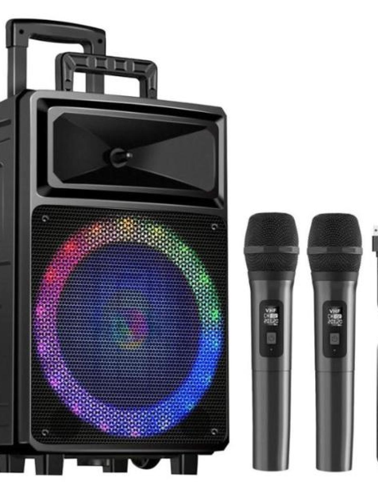 Esta máquina de karaoke cuenta con más de un 50% de descuento.