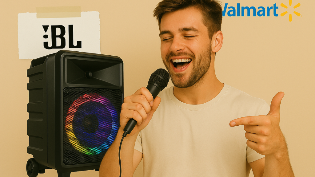 Walmart pone en oferta esta máquina de karaoke en EE. UU. que imita a alta gama de JBL con más del 60% de descuento