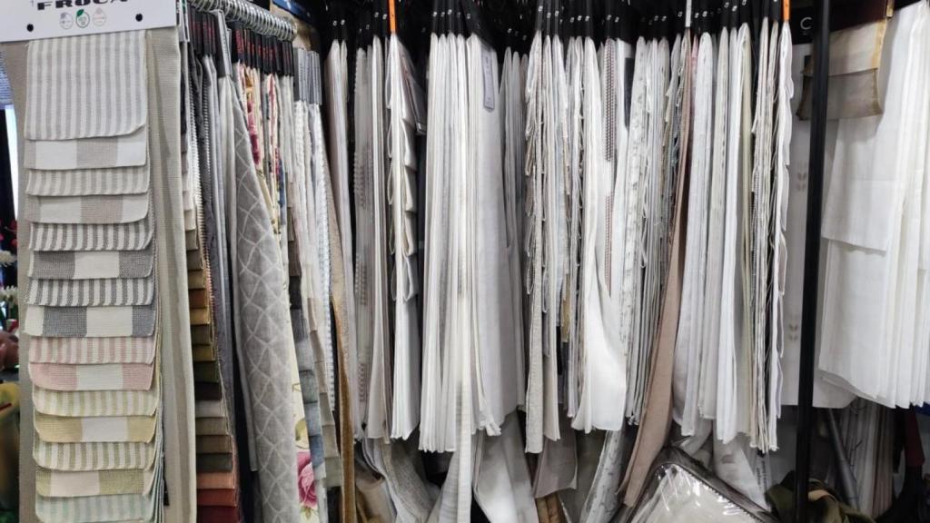 Muestrario de cortinas en Patricia.