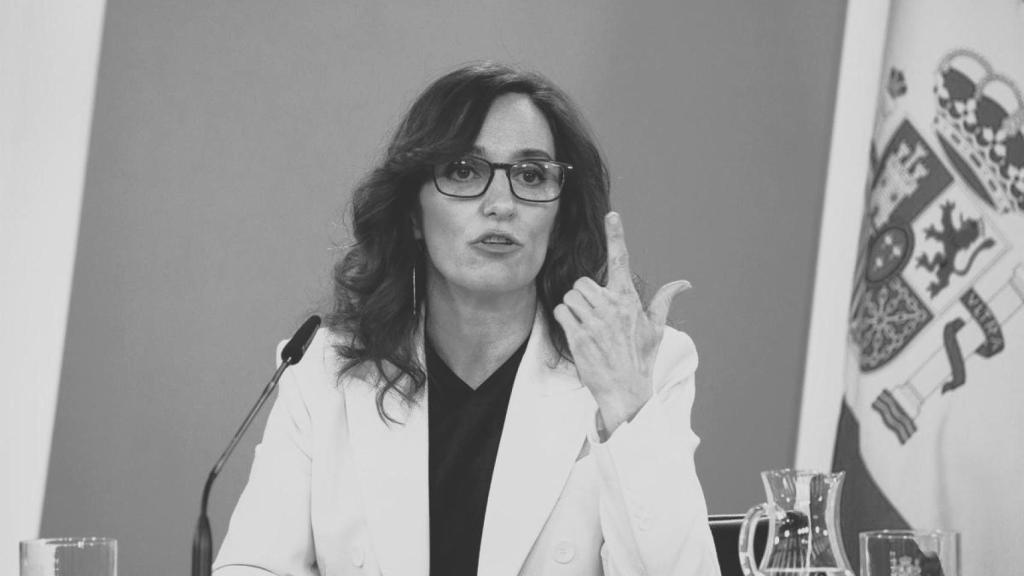 Mónica García, este martes.