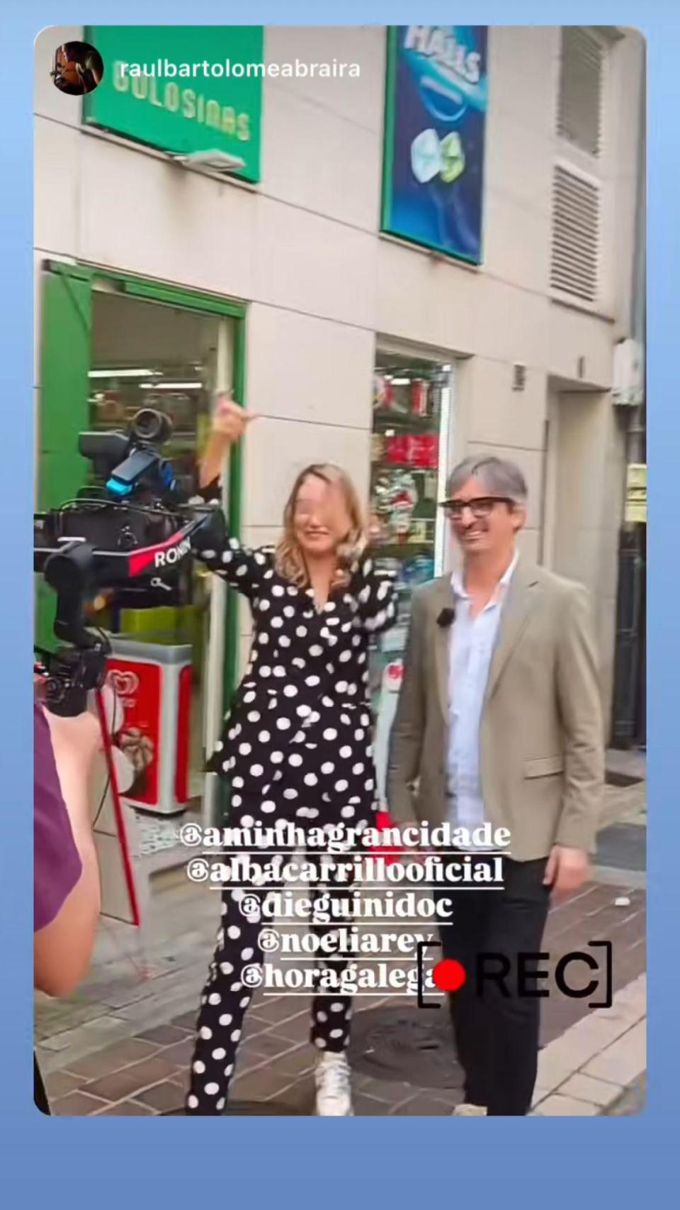 Alba Carillo y Diego González Rivas en A Coruña.