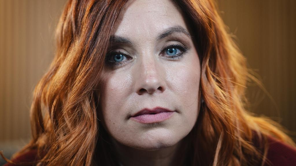 Leire Martínez en las oficinas de Sony.