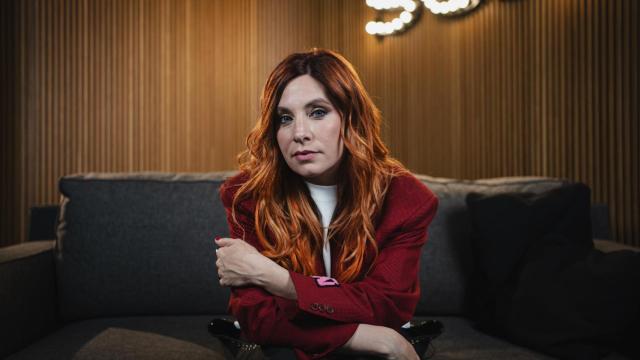 Leire Martínez en las oficinas de Sony.