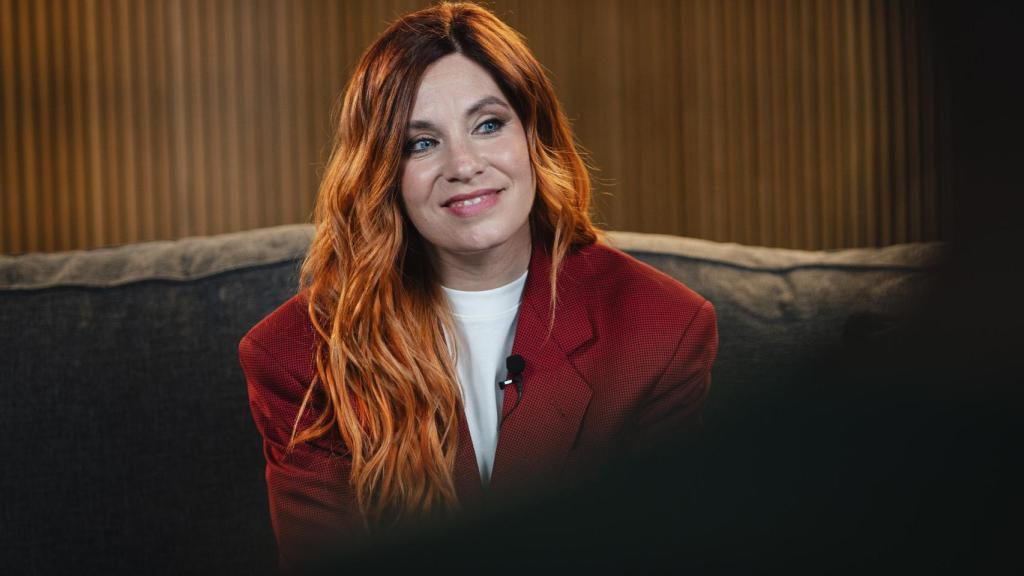 Leire Martínez en las oficinas de Sony.