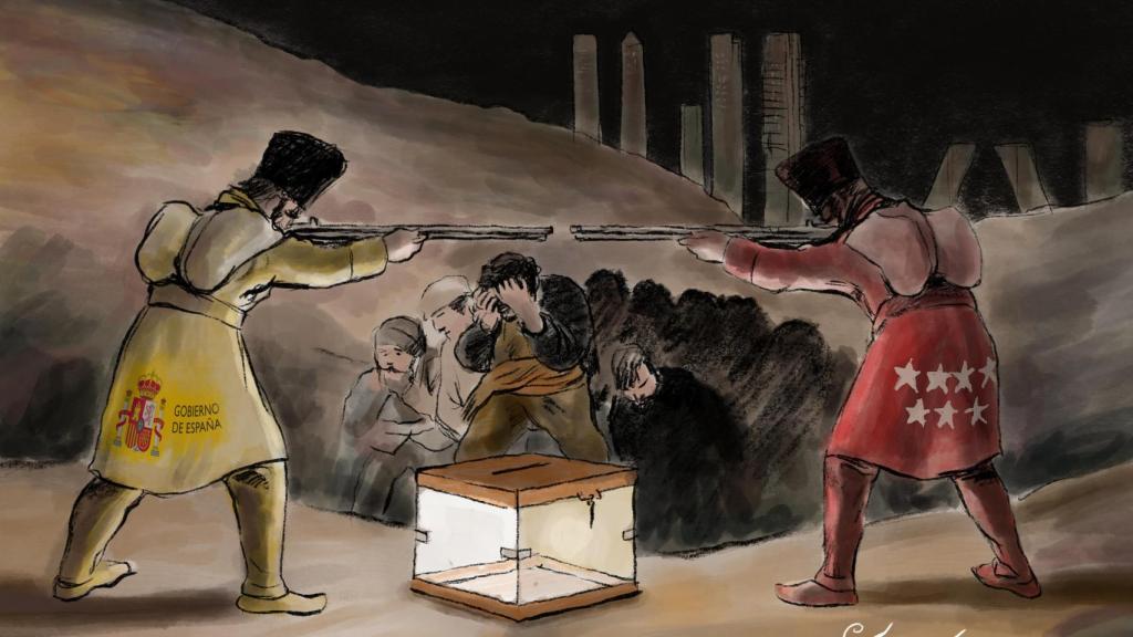'2 de mayo', ilustración de Tomás Serrano para EL ESPAÑOL