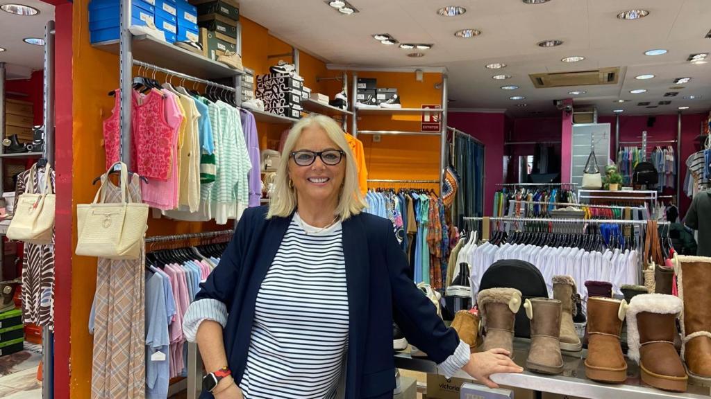 Isabel Pocino en su tienda.