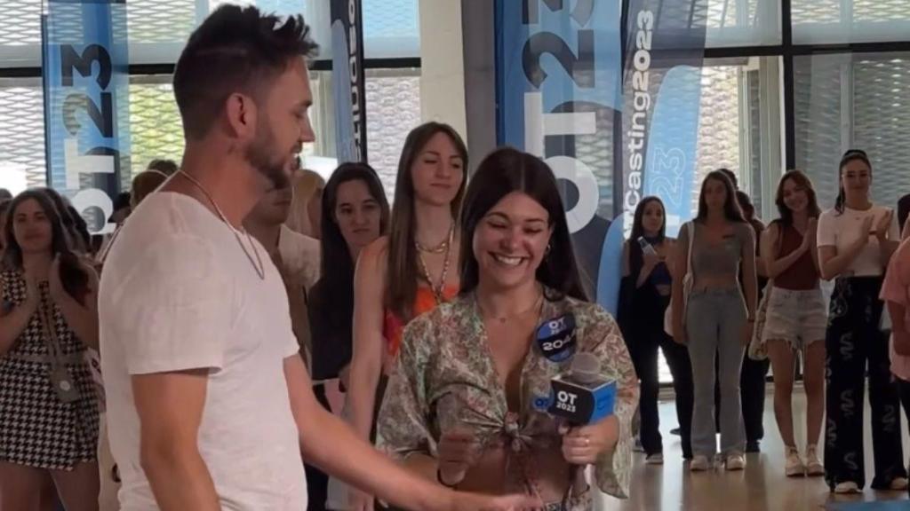 Ana Mar en el casting de la edición de OT2023 en Zaragoza