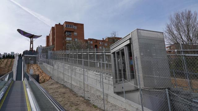 El elevador urbano en la ladera norte de Parquesol