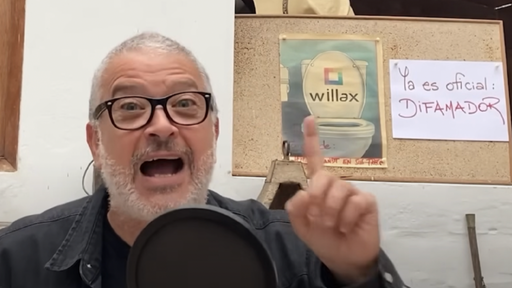 Pedro Salinas en una intervención en su canal de YouTube