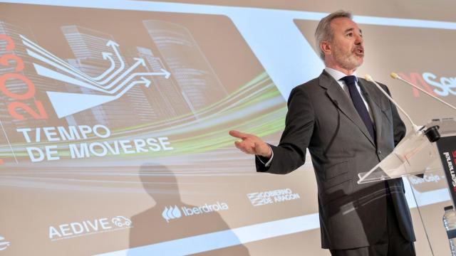 El presidente de Aragón, Jorge Azcón, este martes.