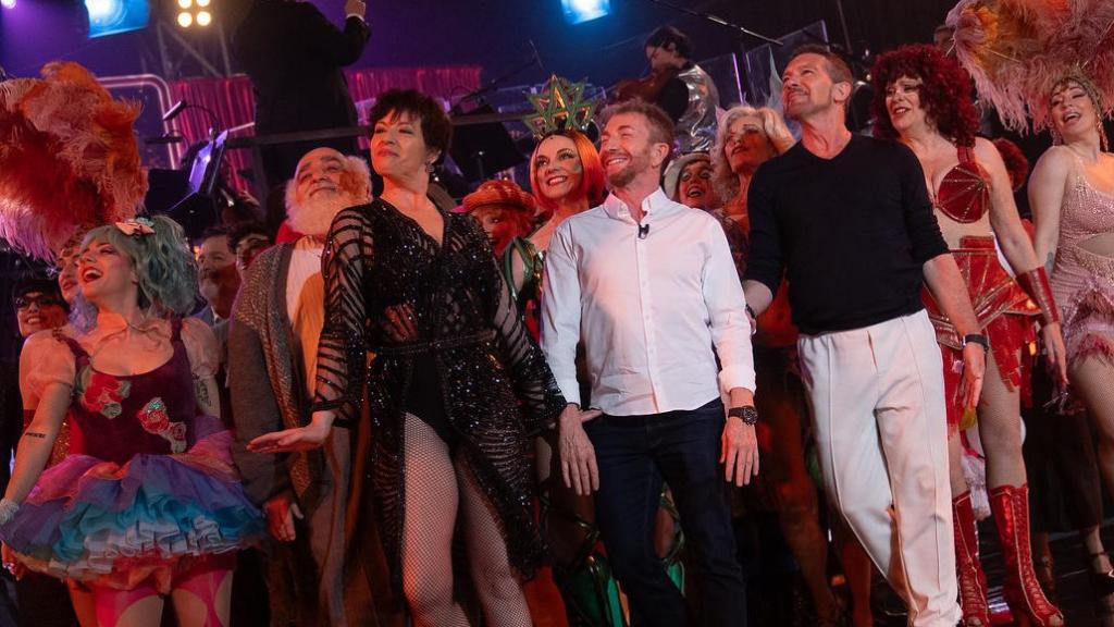 Antonio Banderas trajo a 'El Hormiguero' una pequeña parte de su musical 'Gypsy'.