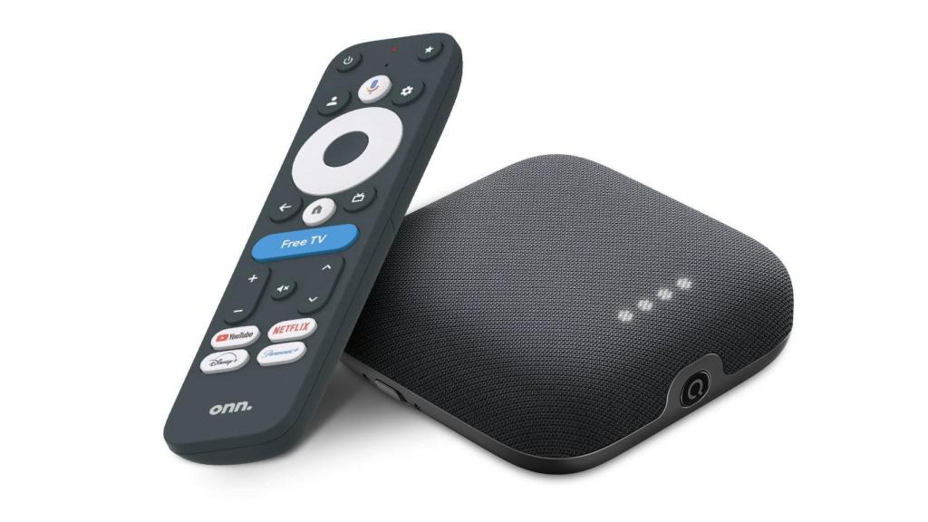 El nuevo botón de televisión gratis de Google TV en un reproductor de Walmart