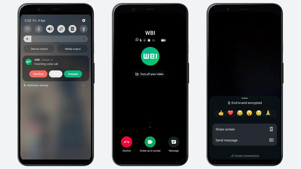 Nueva experiencia de videollamadas en WhatsApp